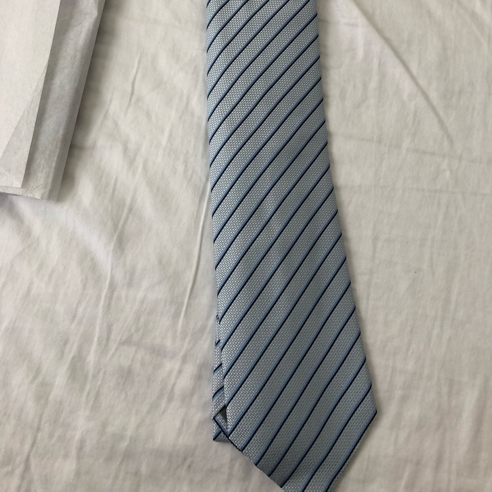 Armani Collezioni Silk Tie Blue